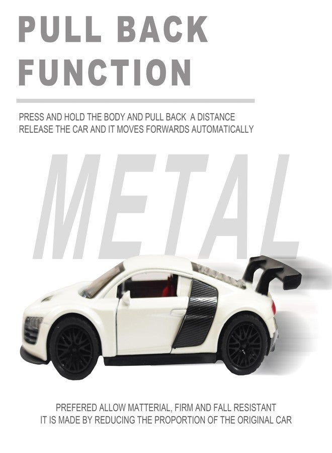 VGRASSP Alloy Metal Body Pull Back Action Mini Die Cast Car Toy for Kids - Rubber Tyres, Realistic Design Openable Doors and Boot Off-Road Scale Model Vehicle - Color As Per Stock (Style 4) - Image 4